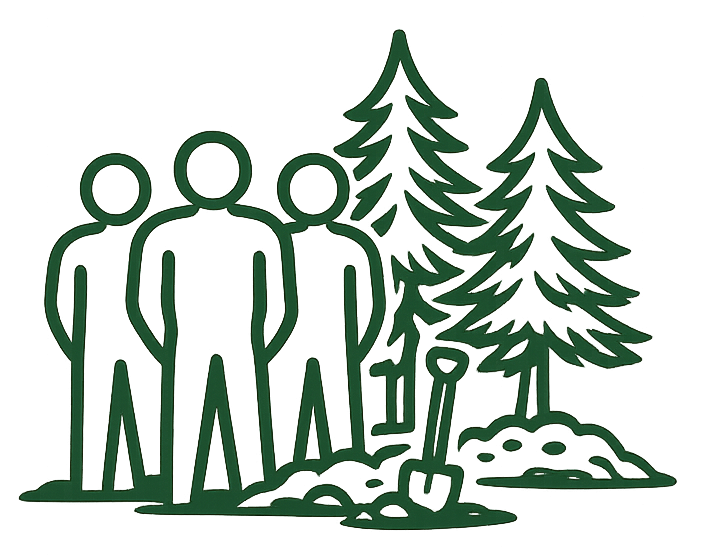 Посадка деревьев, корпоративные эко мероприятия